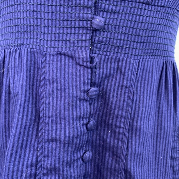 Anthropologie Maeve Pin Stripe Button Up Dress - Picture 3 of 8